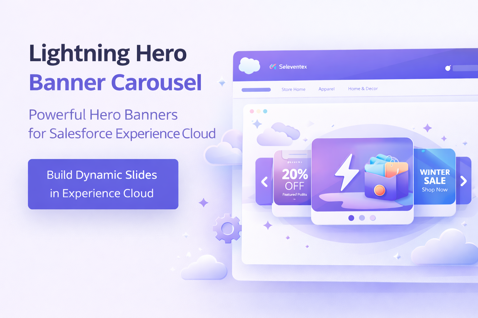 Lightning Hero Banner Carousel - Powerful Hero Banners for Salesforce Experience Cloud